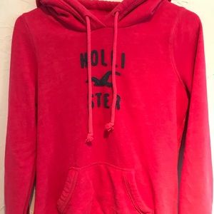 Hot pink Hollister hoodie